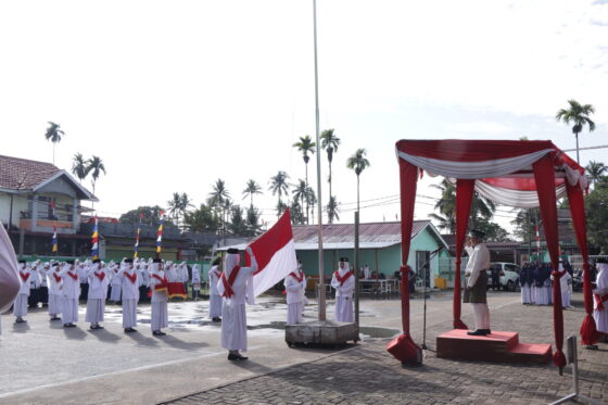 Peringati HUT RI ke-79 Al-Mumtaz Gelar Upacara Gabungan